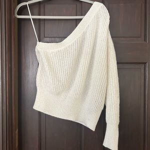 Zara one shoulder sweater